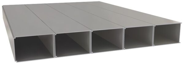Produktbild UFK 375 050  -  Unterflur-Kanal UFK 50, 5-zügig, 375 x 50 x 2000 mm